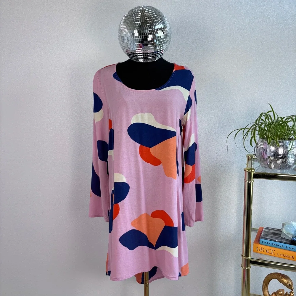 Mister Zimi Desert‎ Lily Billie Dress, AU 10 / US 6, Lilac Abstract Print Shift